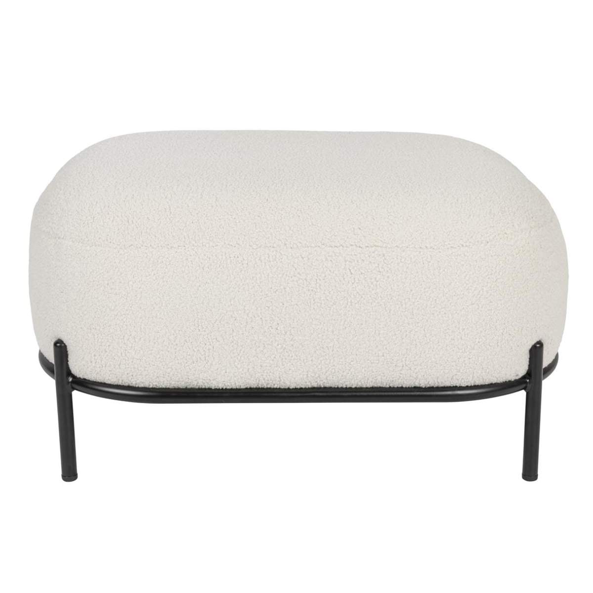 Beau&Co Hocker Polly Teddy Ivory