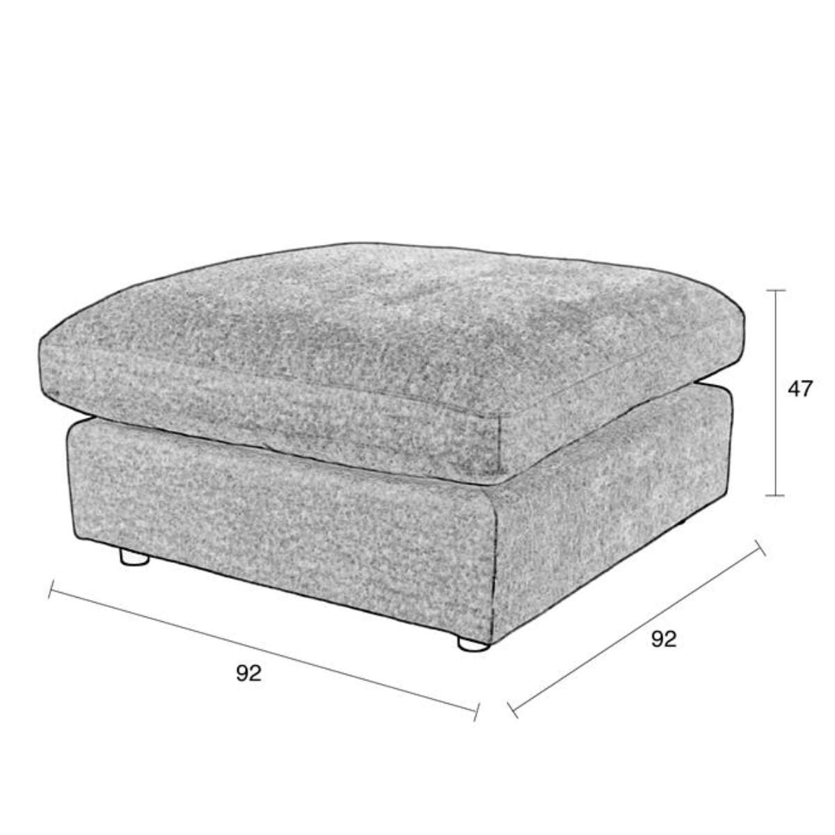 Zuiver Hocker Sense