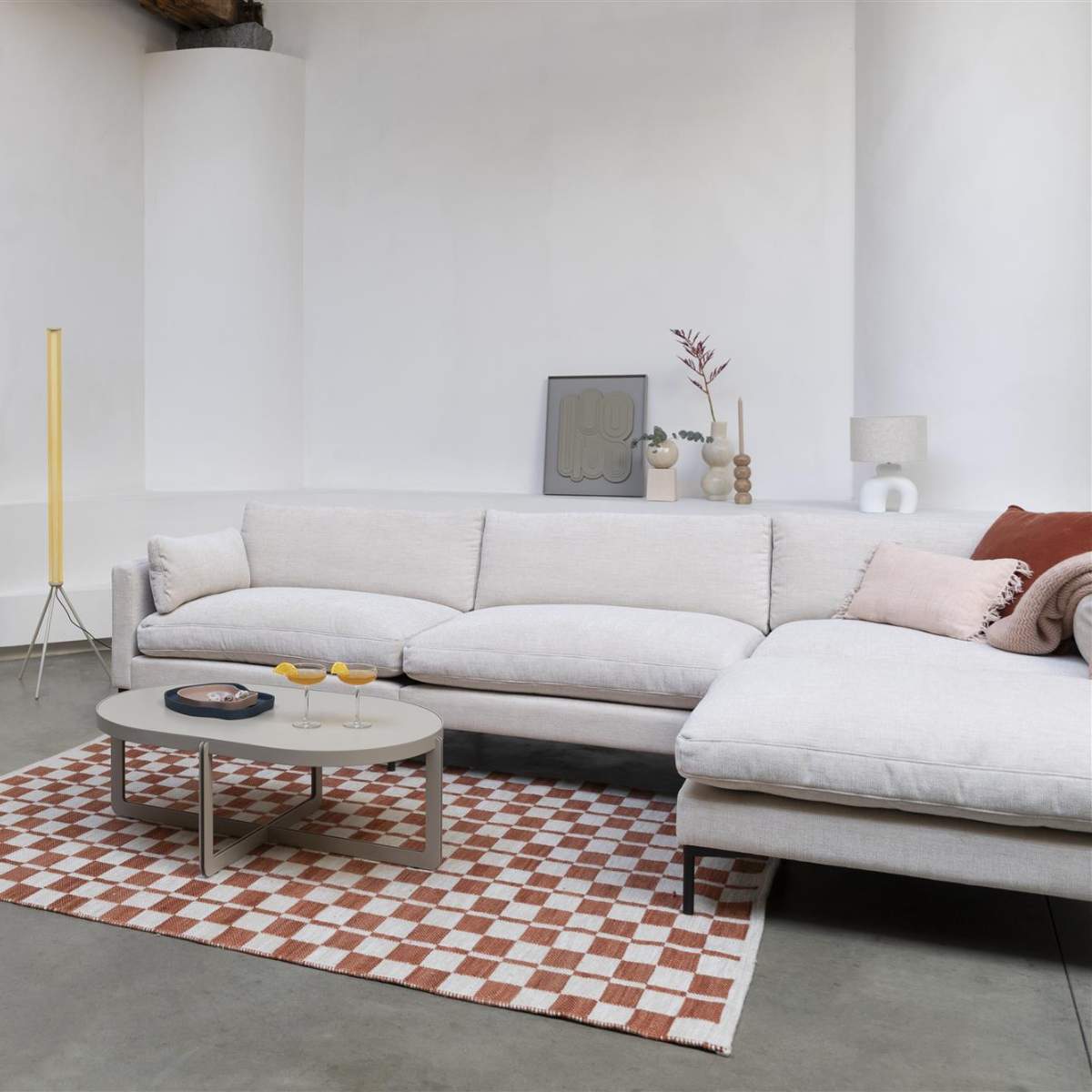 Beau&Co Hocker Summer Cream