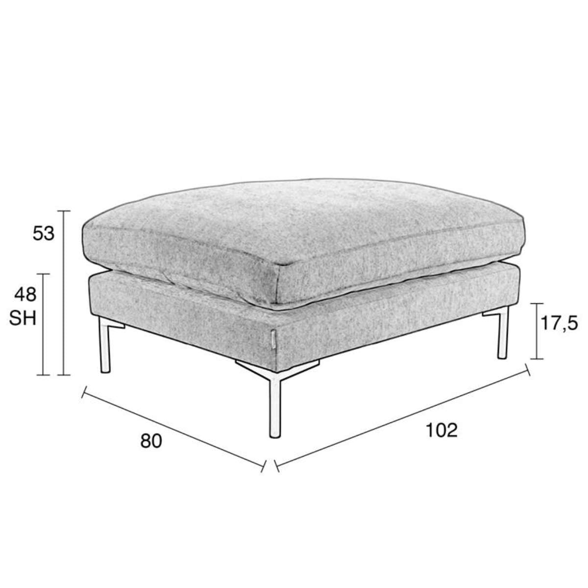 Zuiver Hocker Summer