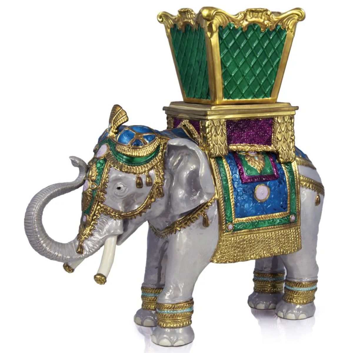 Villari Holi Elephant - Green