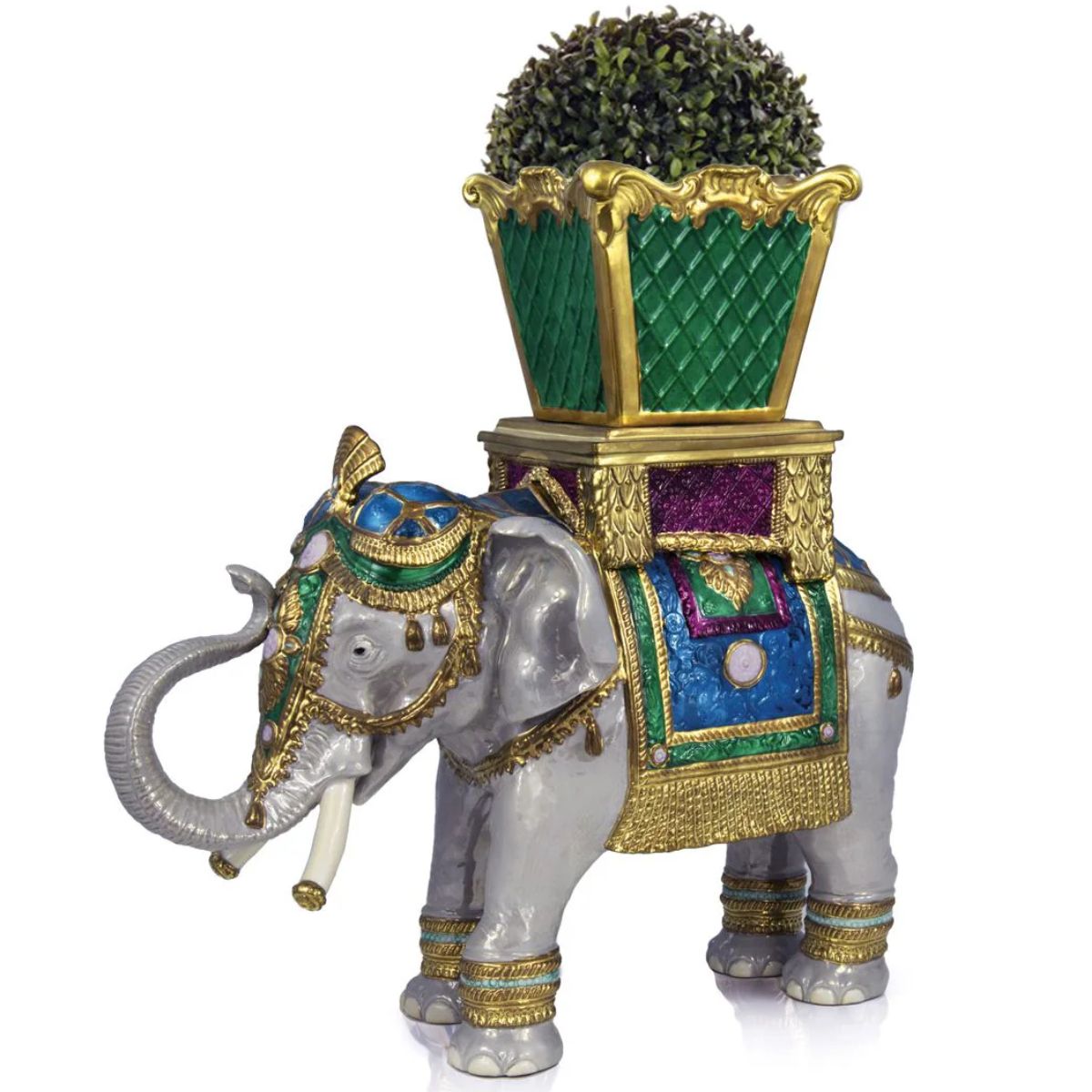 Villari Holi Elephant - Green