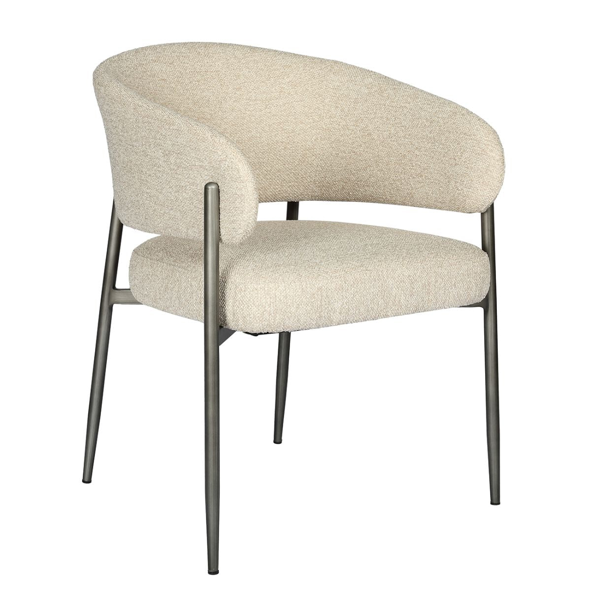 Libra Interiors Holmes Boucle Upholstered Dining Chair - Set of 2