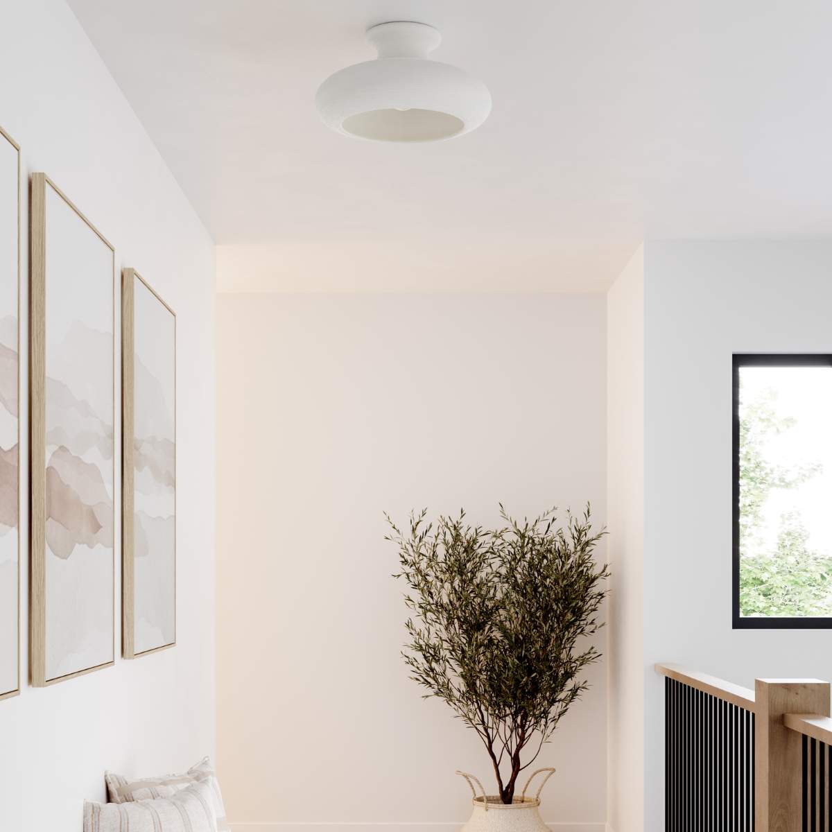 Hudson Valley Lighting Hudson 1 Light Semi Flush - Annie