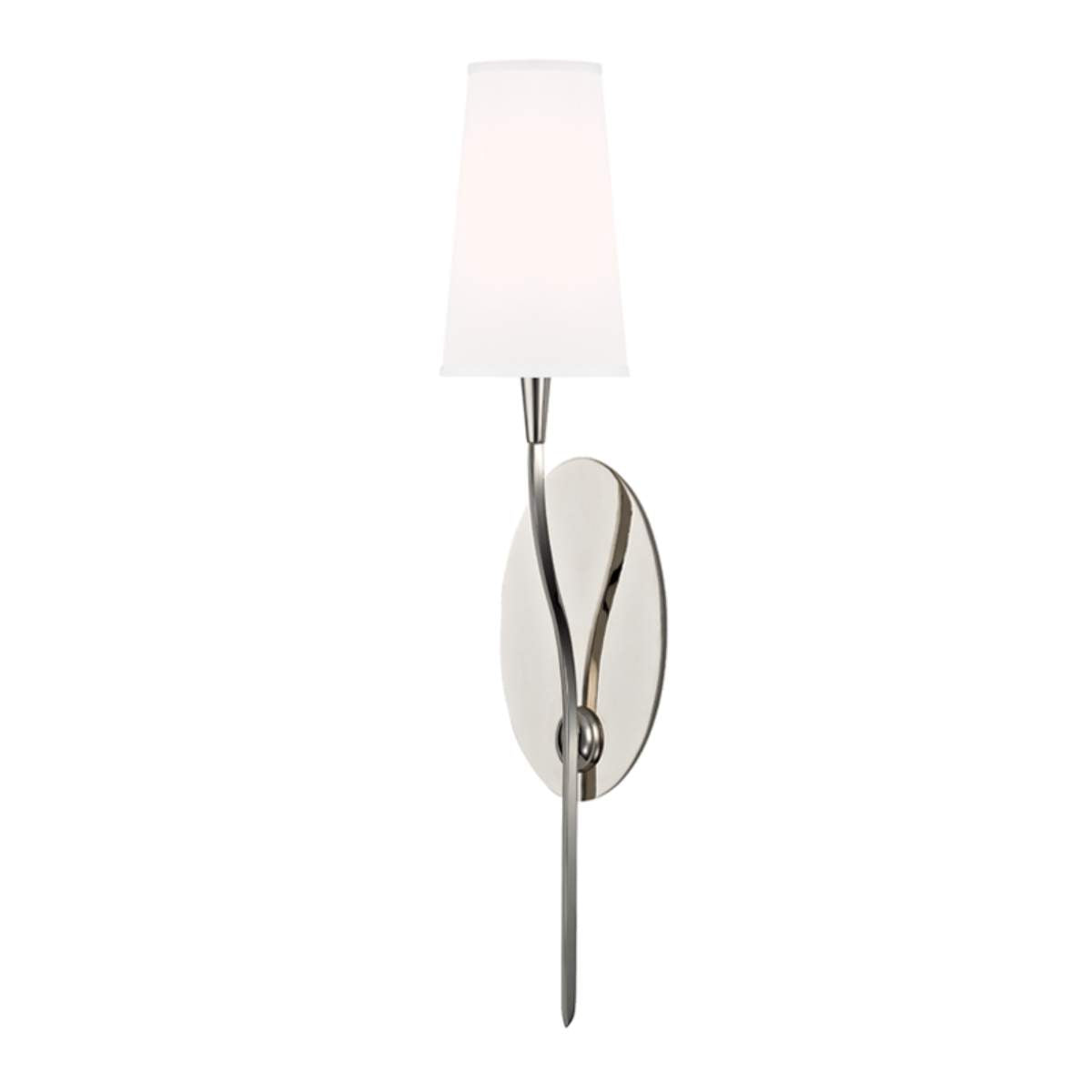 Hudson Valley Lighting Hudson 1 Light Wall Sconce W/White Shade - Rutland