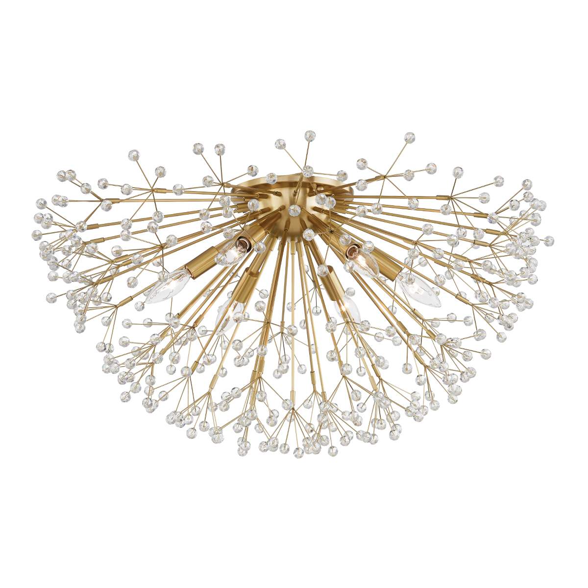 Hudson Valley Lighting Hudson 6 Light Semi Flush - Dunkirk
