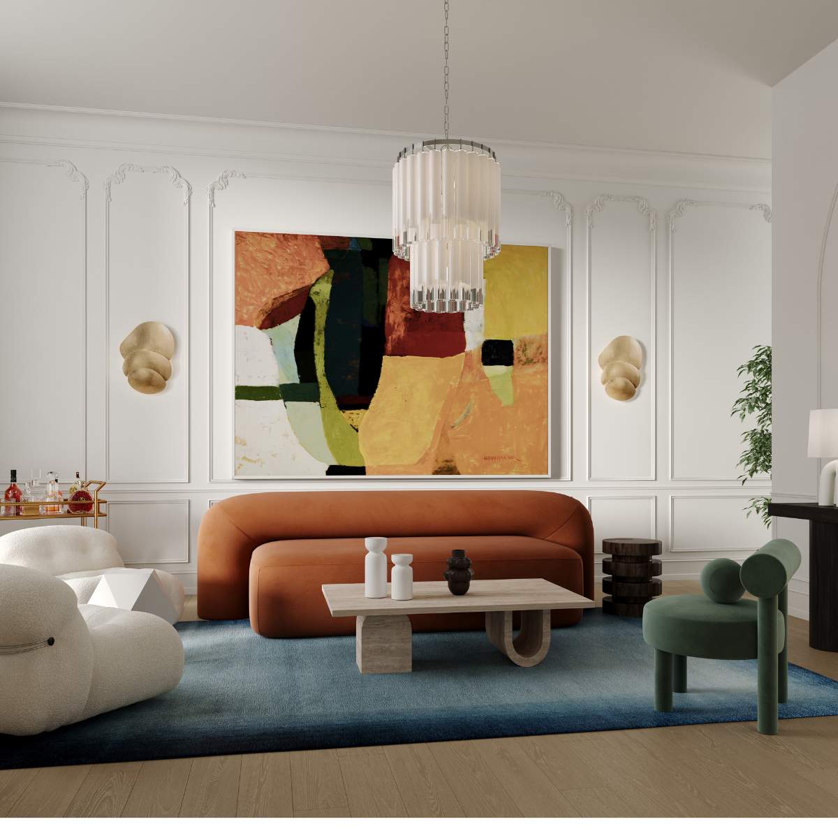Hudson Valley Lighting Hudson 9 Light Pendant - Tyrell