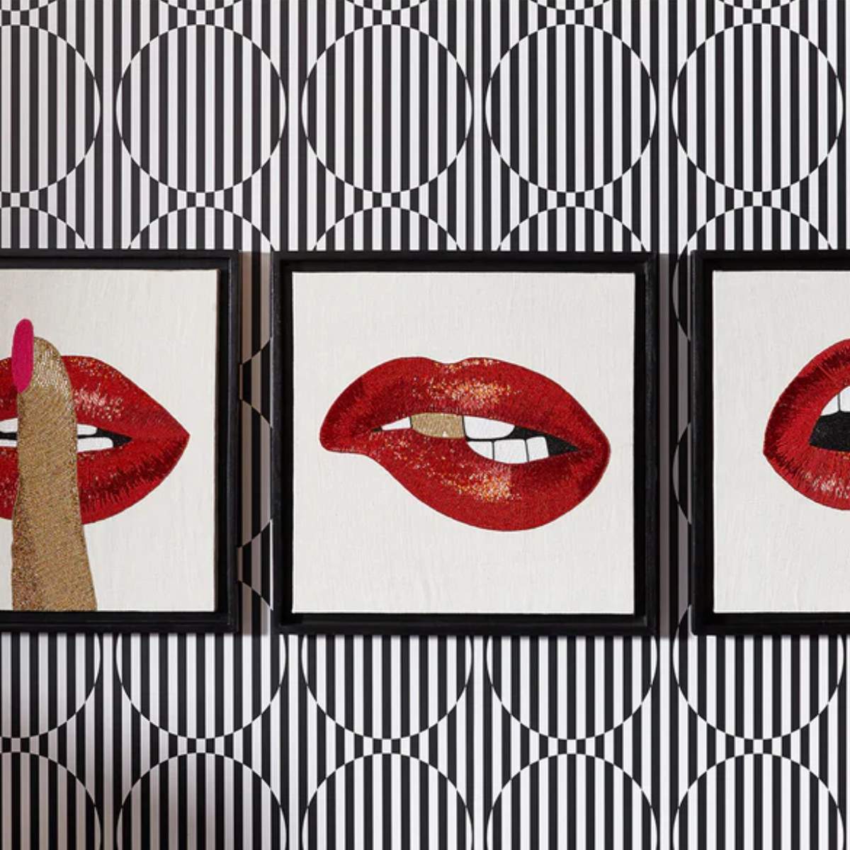 Jonathan Adler Hush Beaded Art