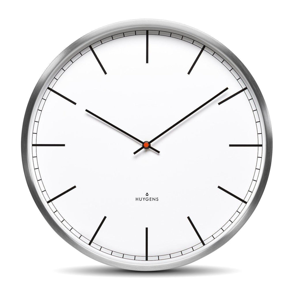 Huygens One 25 Index White Wall Clock-Beaumonde