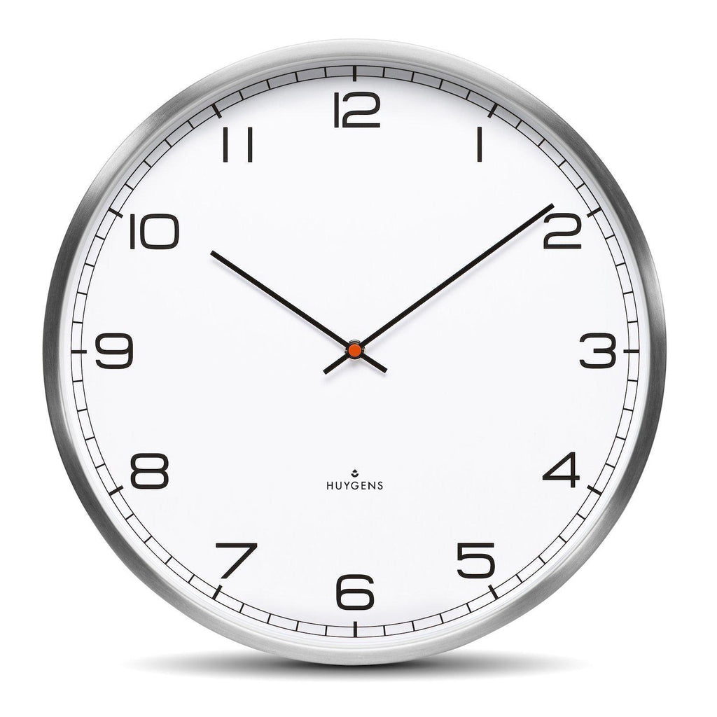 Huygens One 35 Arabic White Wall Clock-Beaumonde