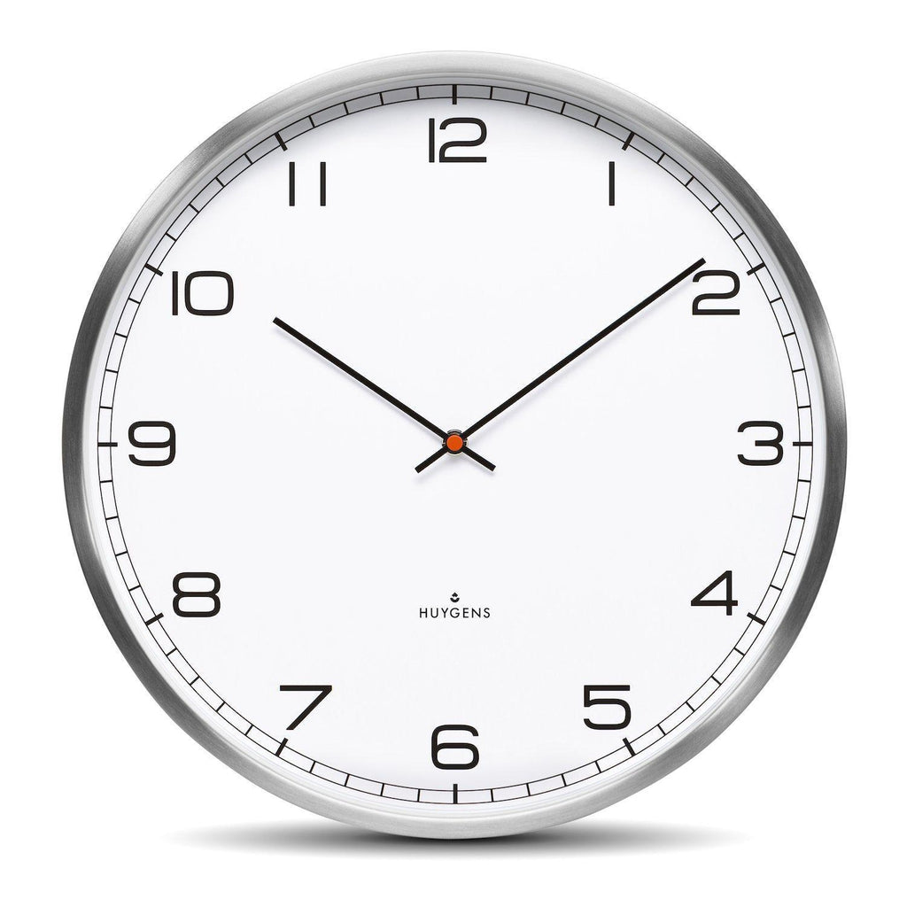 Huygens One 45 Arabic White Wall Clock-Beaumonde