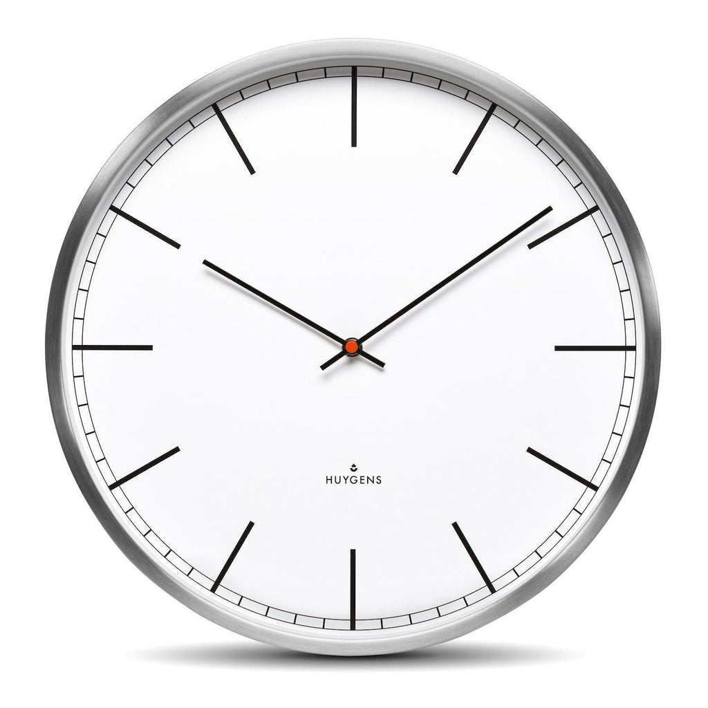 Huygens One 45 Index White Wall Clock-Beaumonde