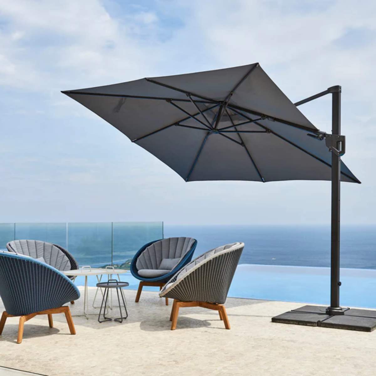 Cane-line Hyde Luxe Parasol Base (4 Tiles)