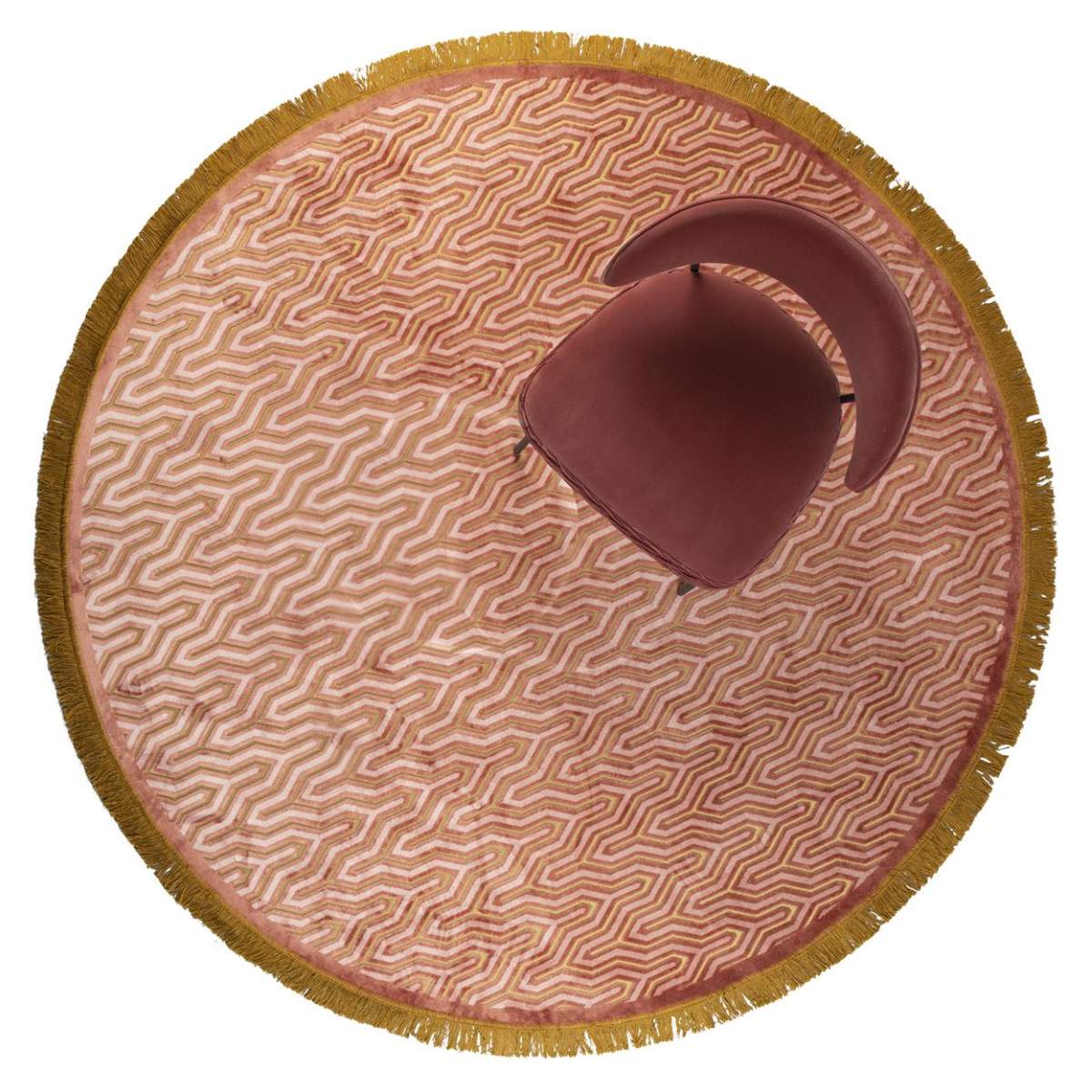 Bold Monkey I Feel So Soft Carpet Round 200 Pink