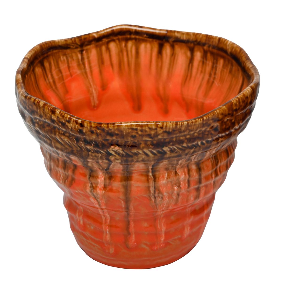 Libra Interiors Ibiza Reactive Glaze Planter