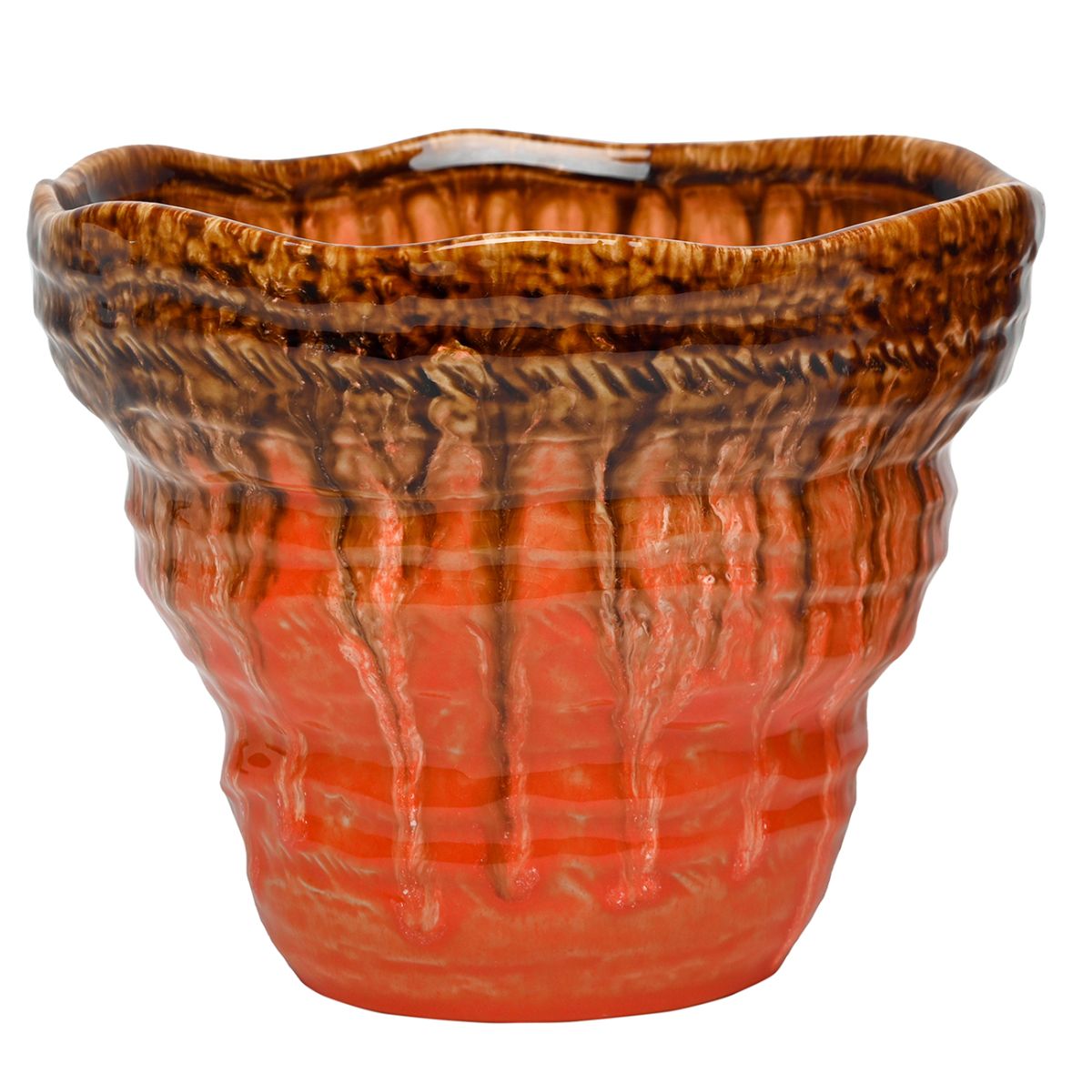 Libra Interiors Ibiza Reactive Glaze Planter