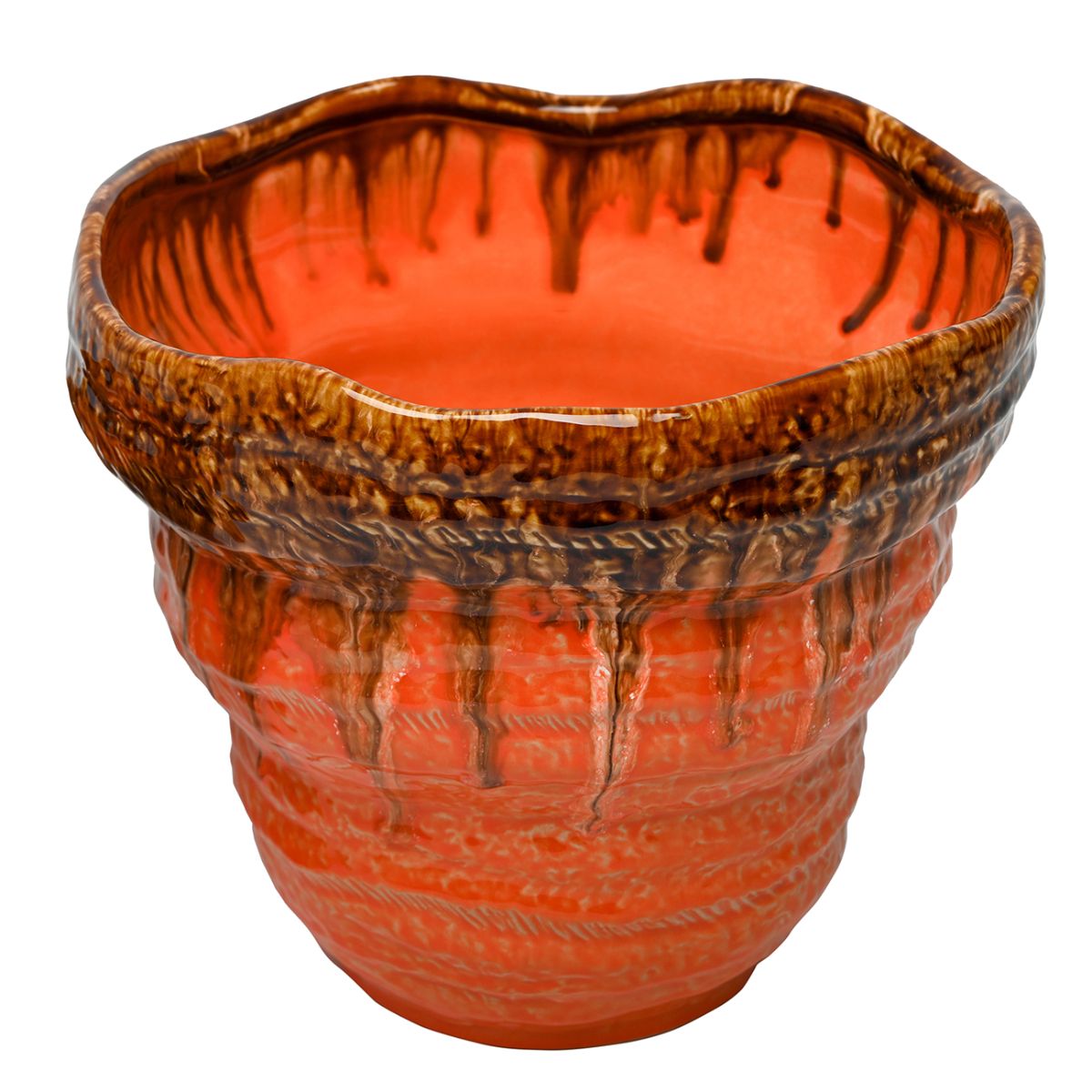 Libra Interiors Ibiza Reactive Glaze Planter