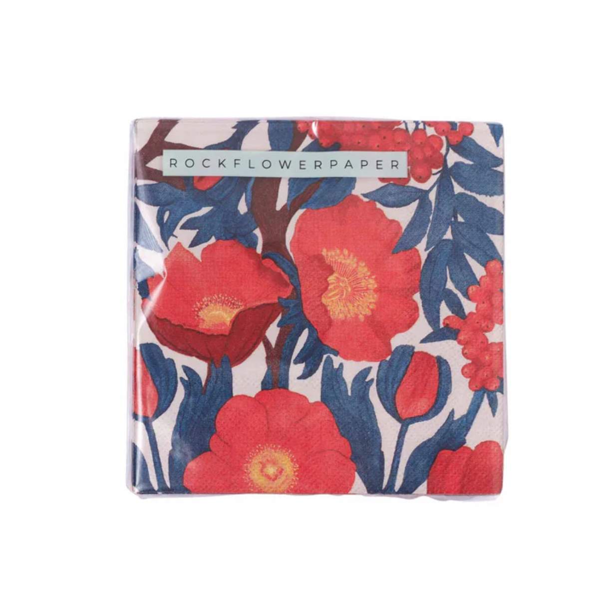 Rock Flower Paper Icelandic Poppies Paper Cocktail Napkins (Pack of 25)