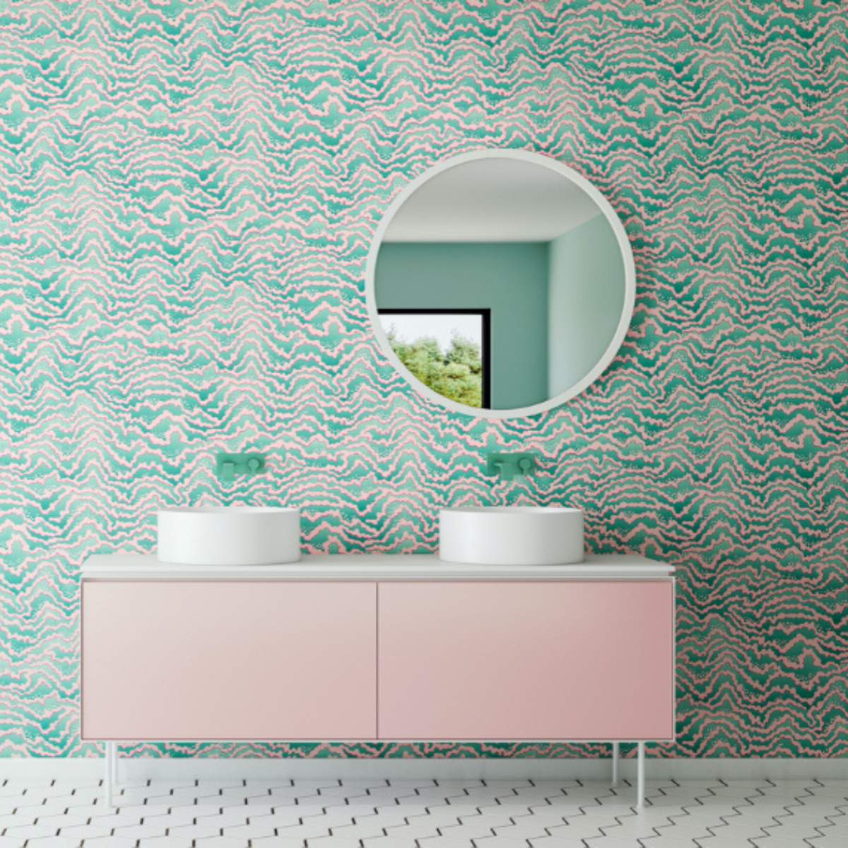 Ohpopsi Ichika Contour - Bubblegum & Mint