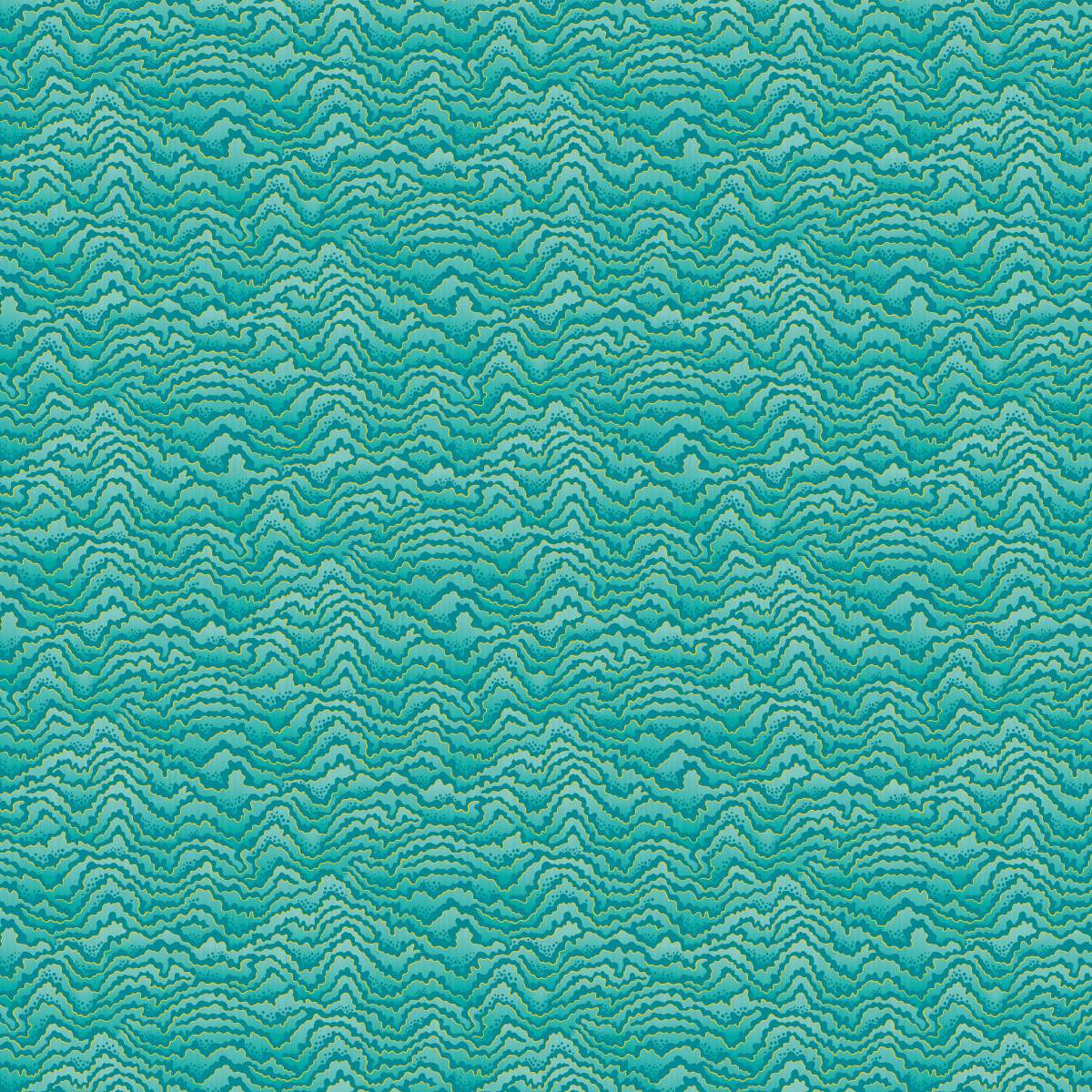 Ohpopsi Ichika Contour - Turquoise & Lemon