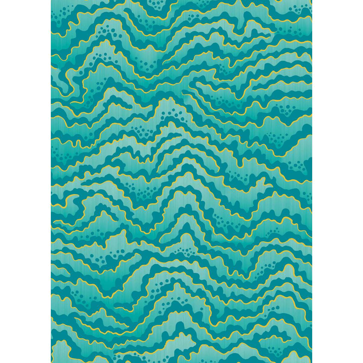 Ohpopsi Ichika Contour - Turquoise & Lemon