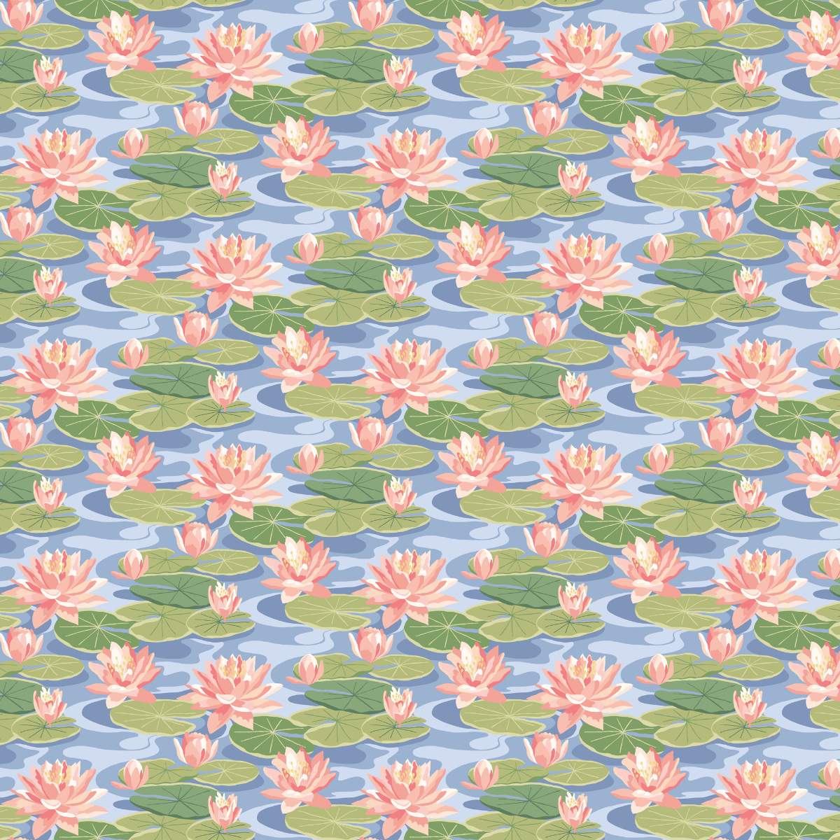 Ohpopsi Ichika Waterlily - Cornflower