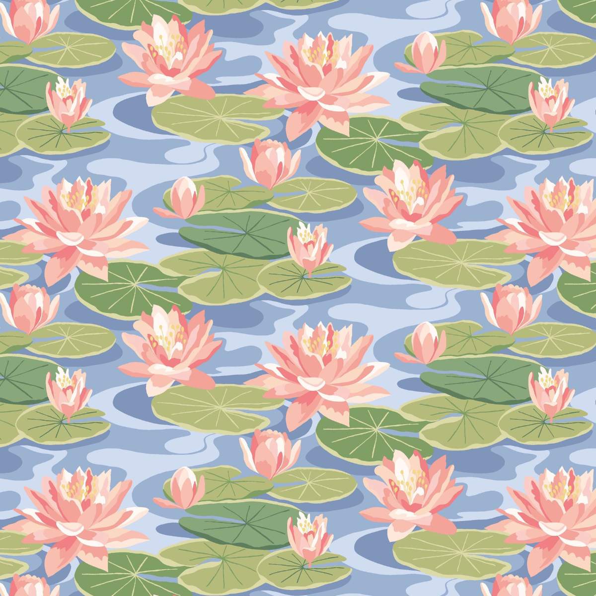 Ohpopsi Ichika Waterlily - Cornflower