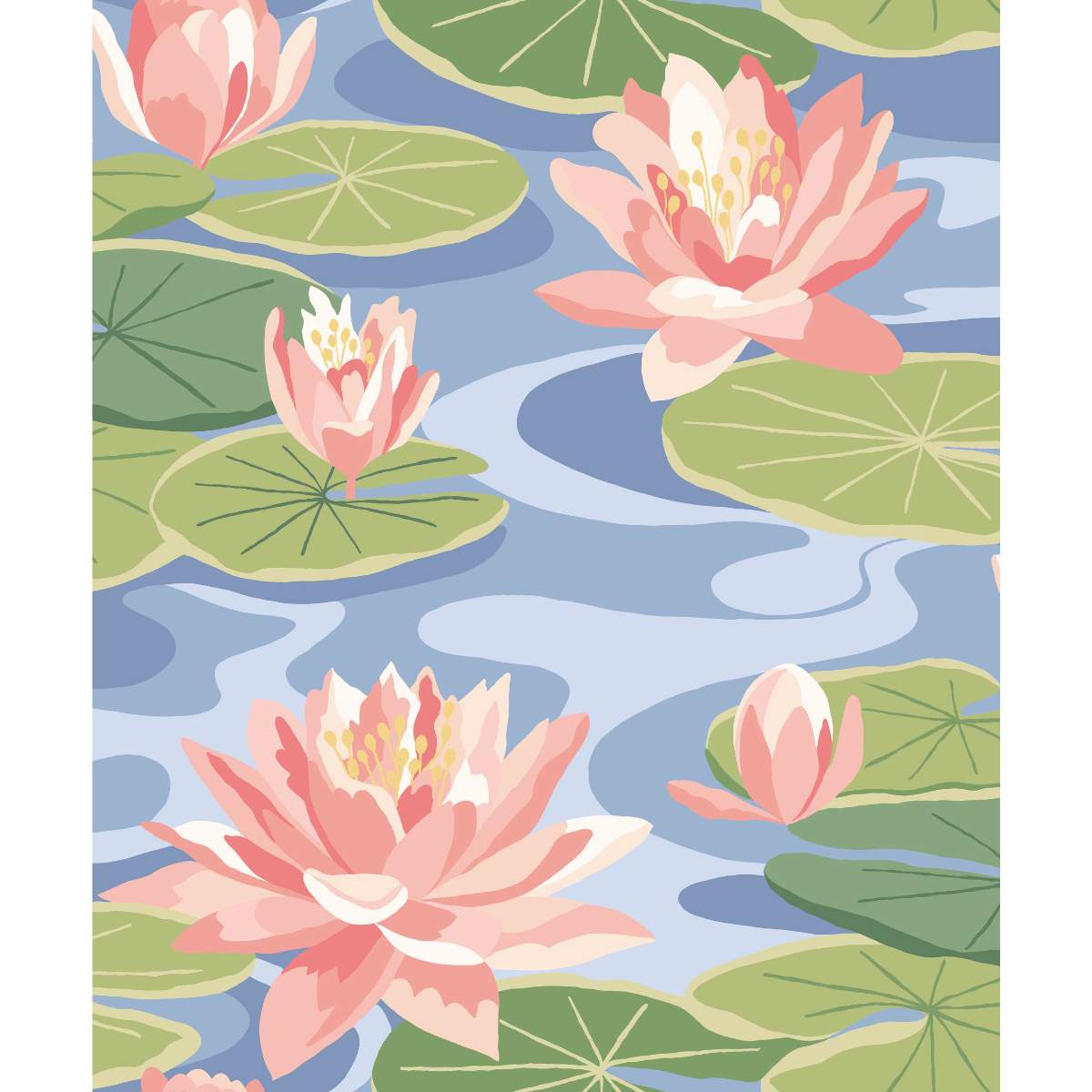 Ohpopsi Ichika Waterlily - Cornflower