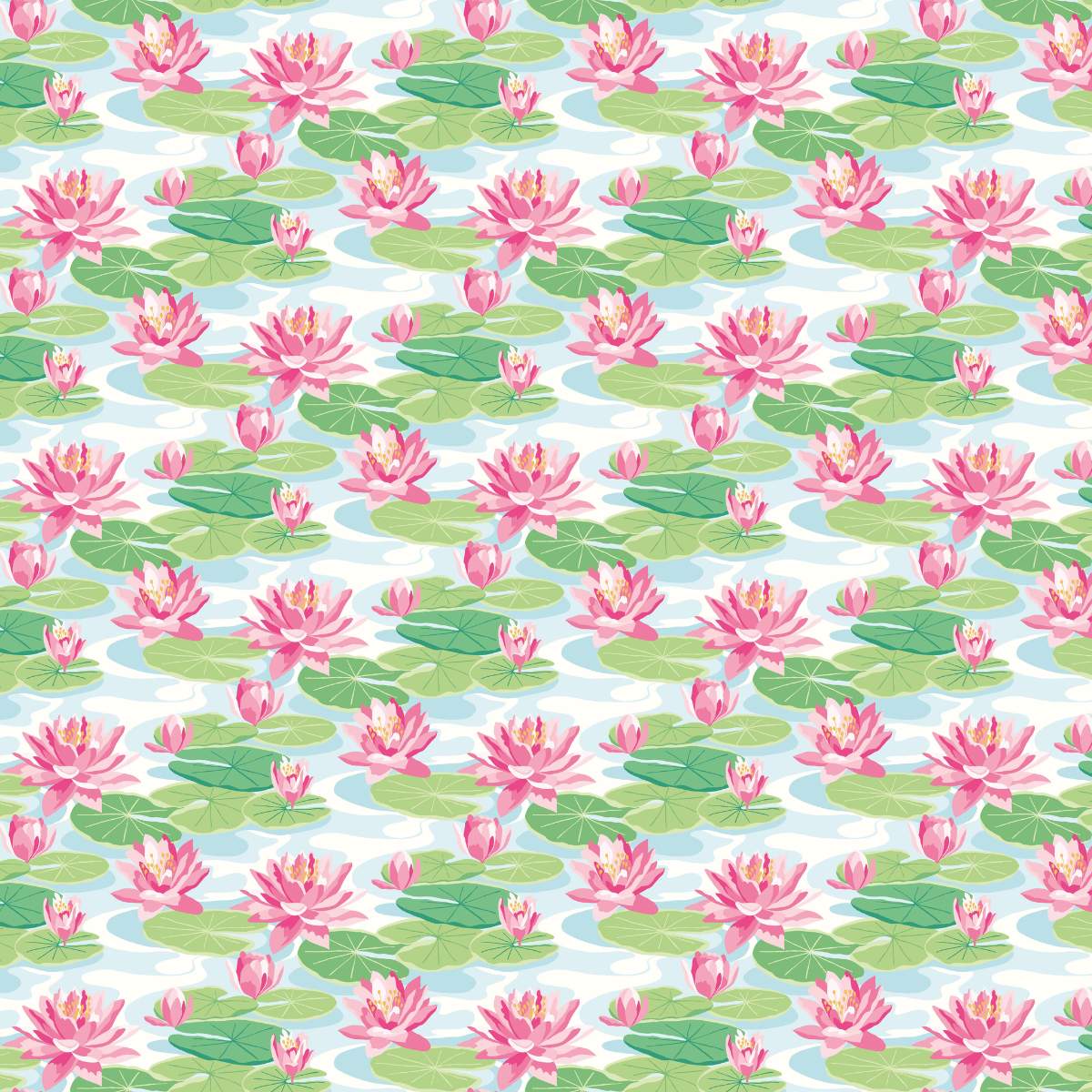 Ohpopsi Ichika Waterlily - Sky & Rose