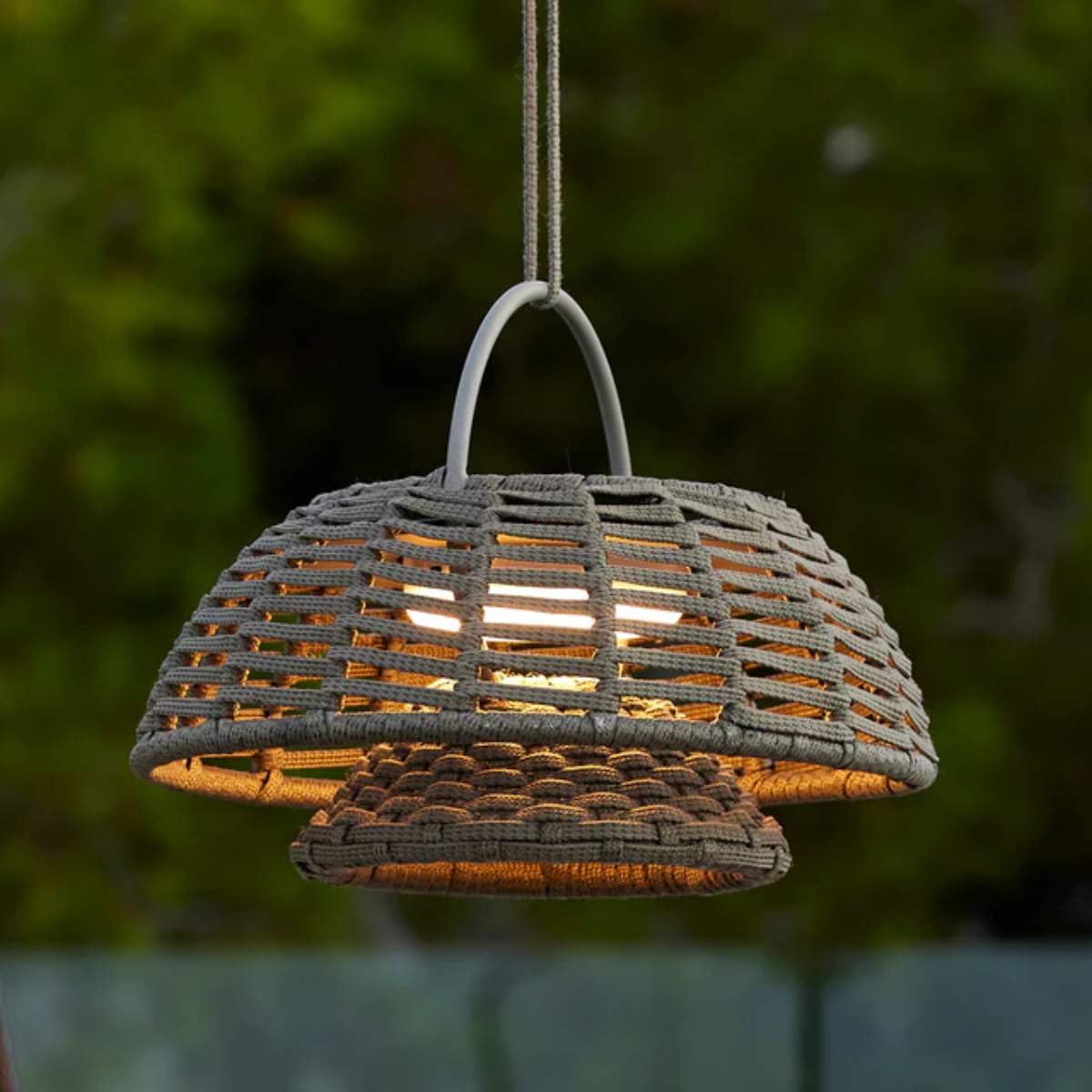 Cane-line Illusion Lamp, Hanging / Illusion Lamp w/ Stand