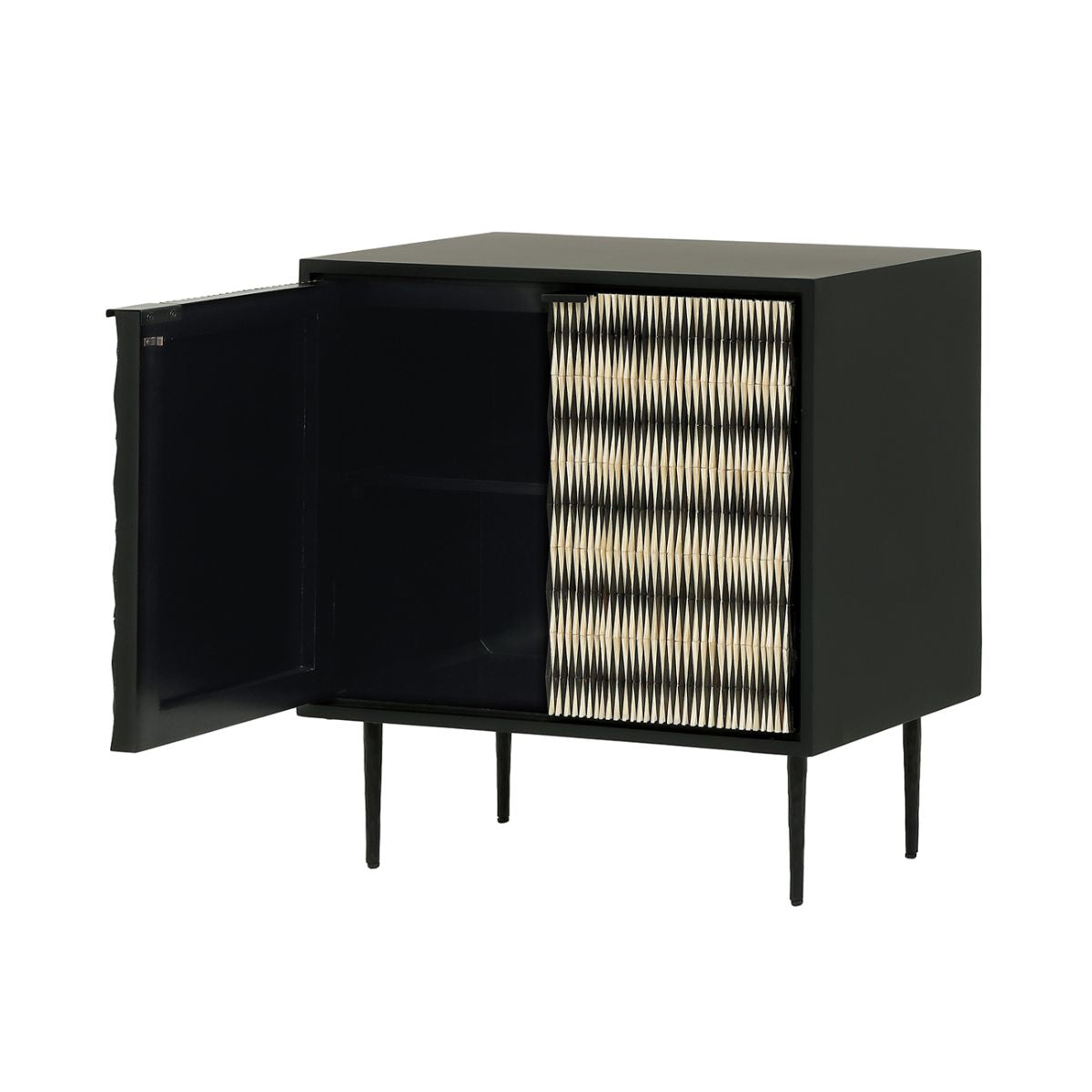 Libra Interiors Imperia Bone Inlay 2 Door Cabinet