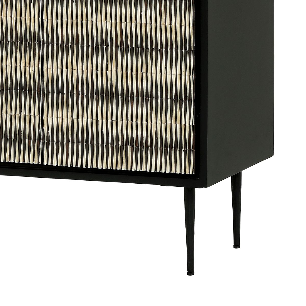 Libra Interiors Imperia Bone Inlay 2 Door Cabinet