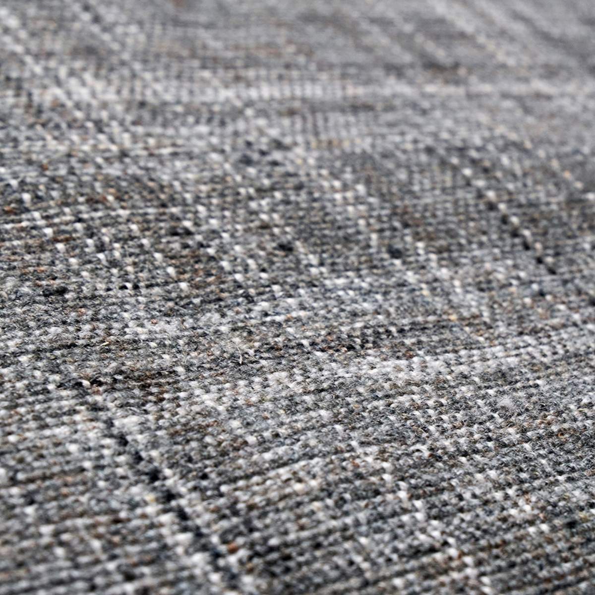 Pacific Lifestyle Indoor Outdoor Steel Grey and White Stripe Design Rug
