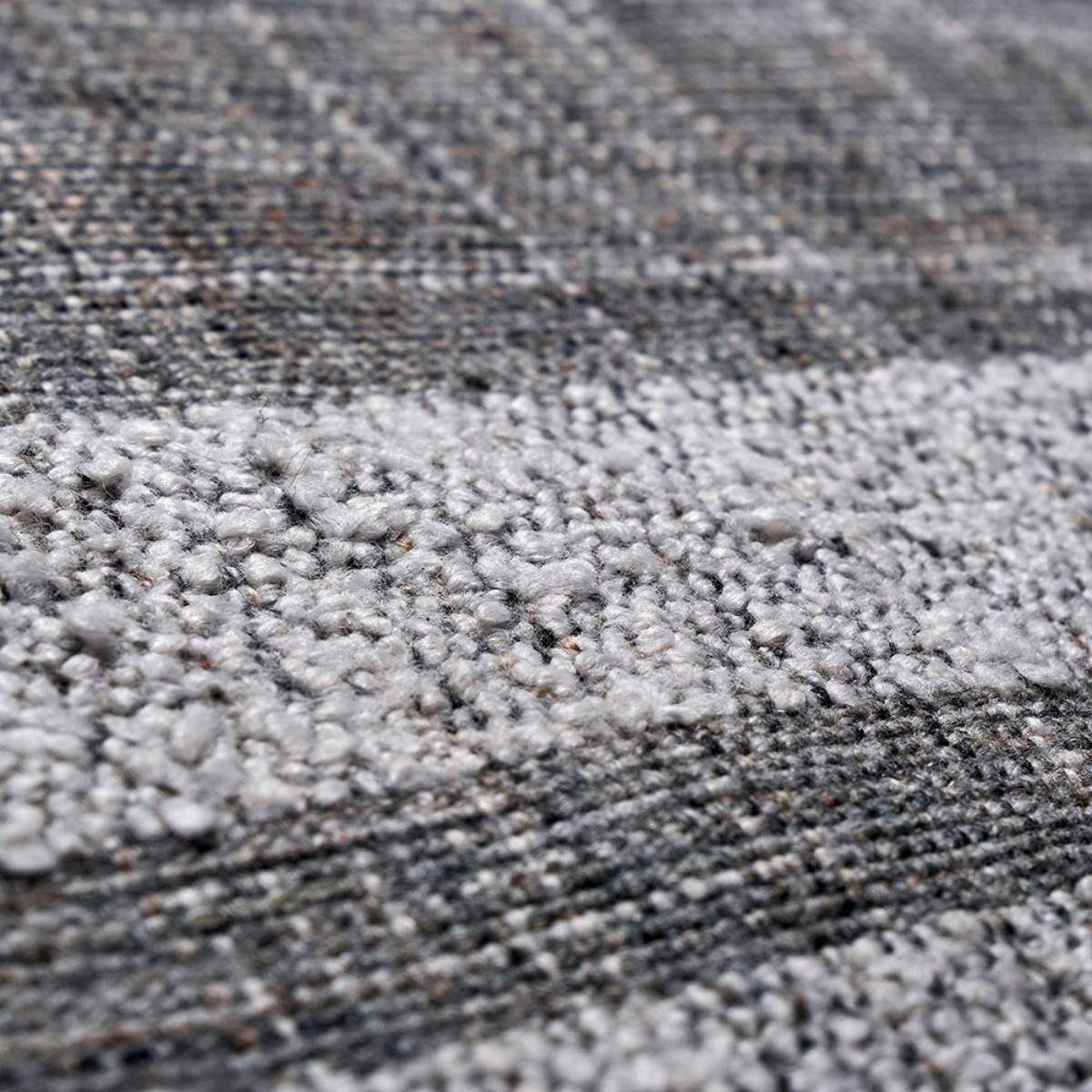 Pacific Lifestyle Indoor Outdoor Steel Grey and White Stripe Design Rug