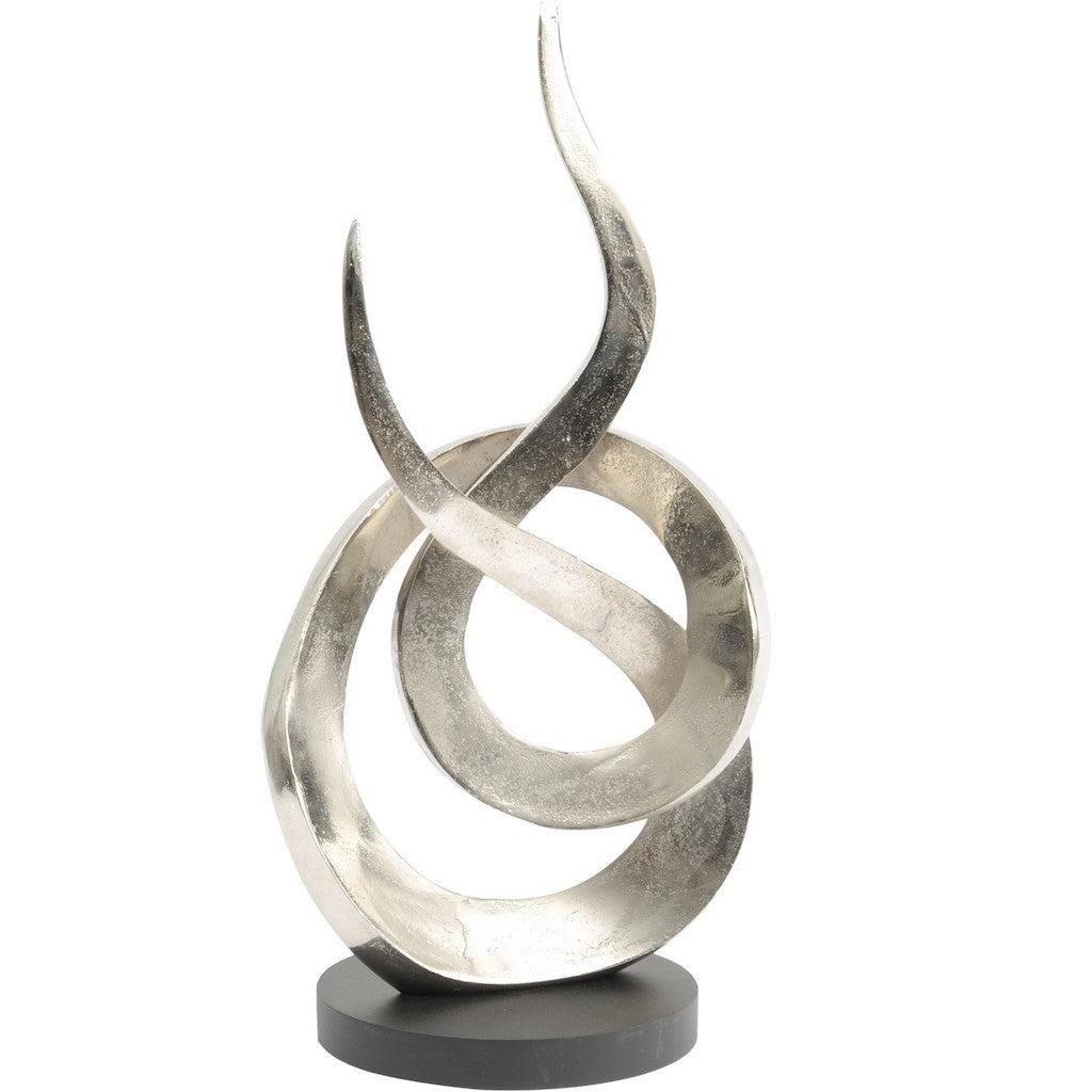 Intertwined Flames Sculpture - Large-Beaumonde