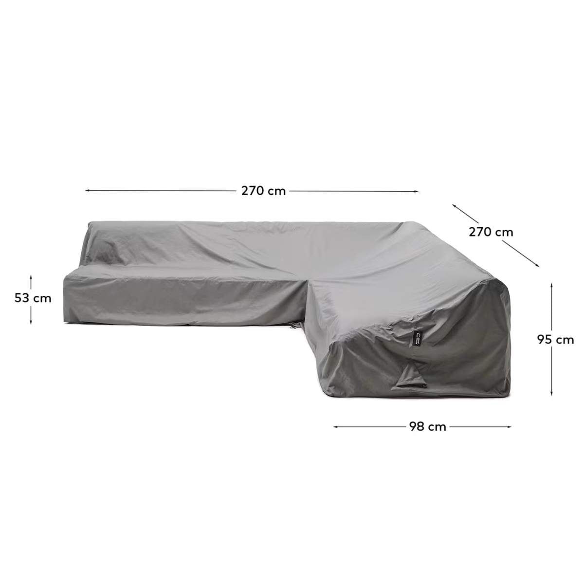 Kave Home Iria protective cover for outdoor furniture max. 270 x 270 cm