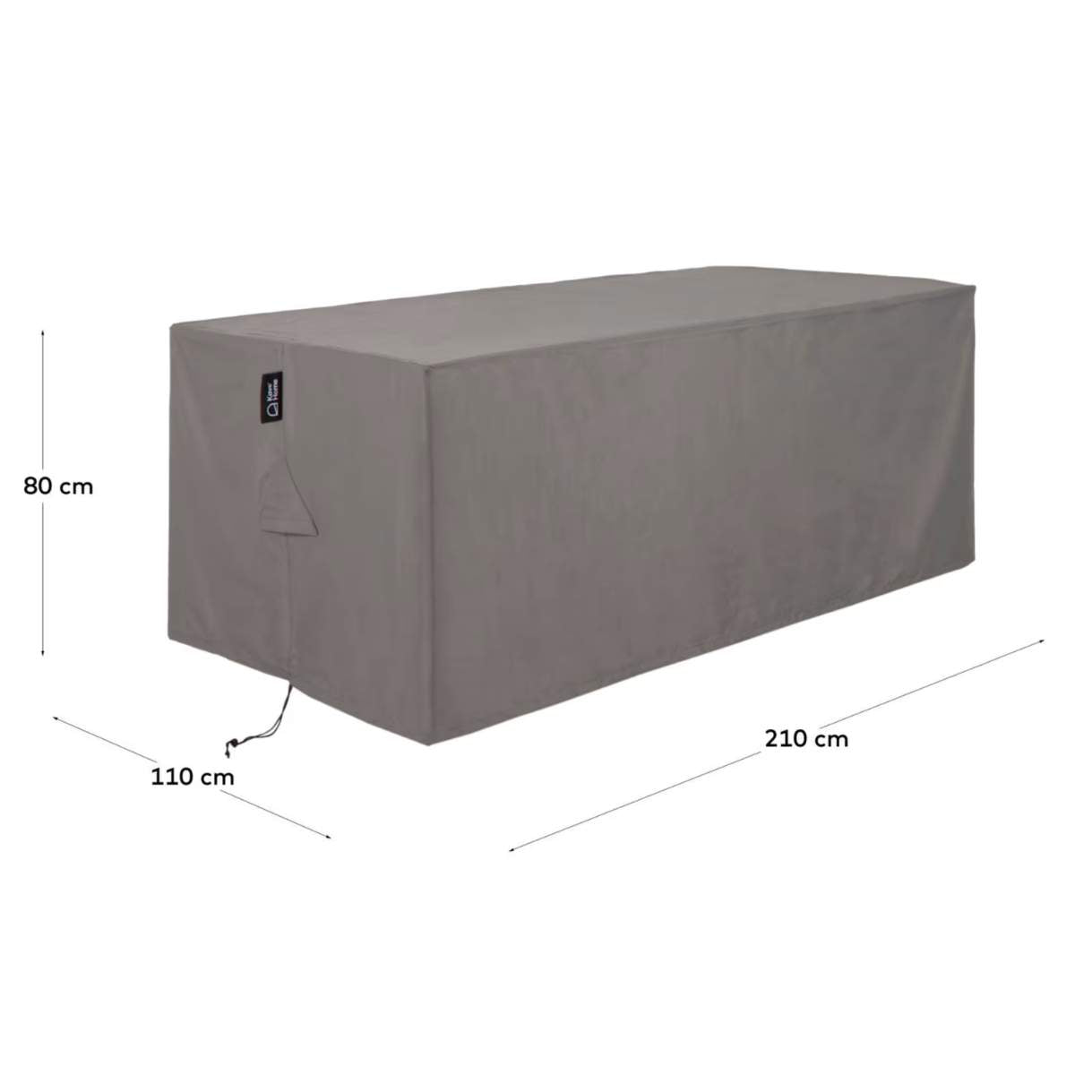 Kave Home Iria protective cover for outdoor furniture max. 210 x 110 cm