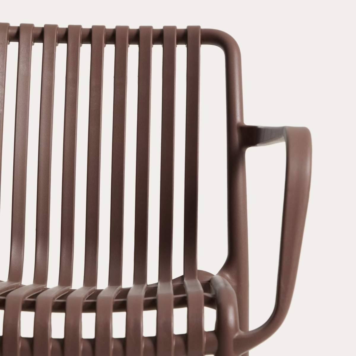 Kave Home Isabellini stackable outdoor chair in terracotta