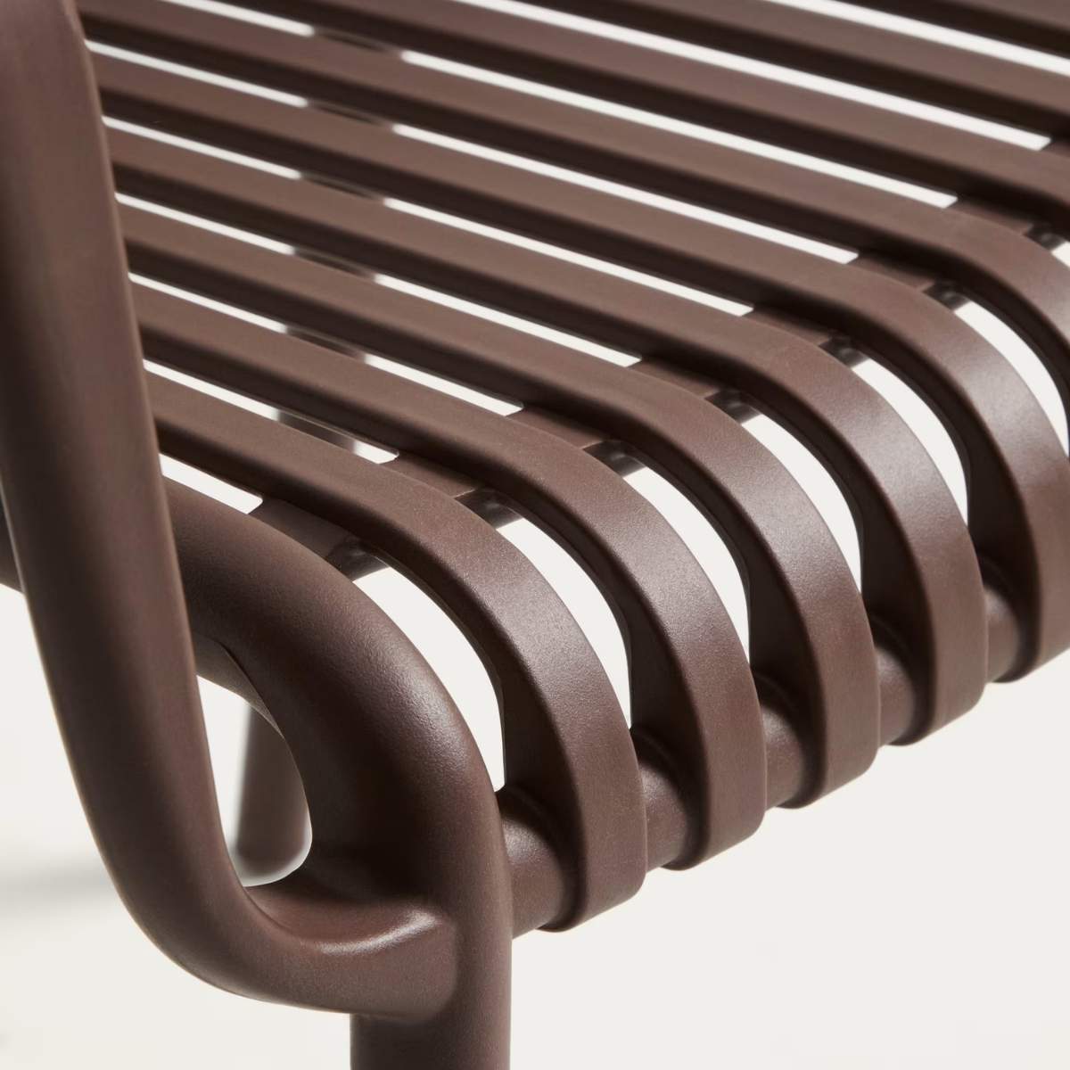 Kave Home Isabellini stackable outdoor chair in terracotta