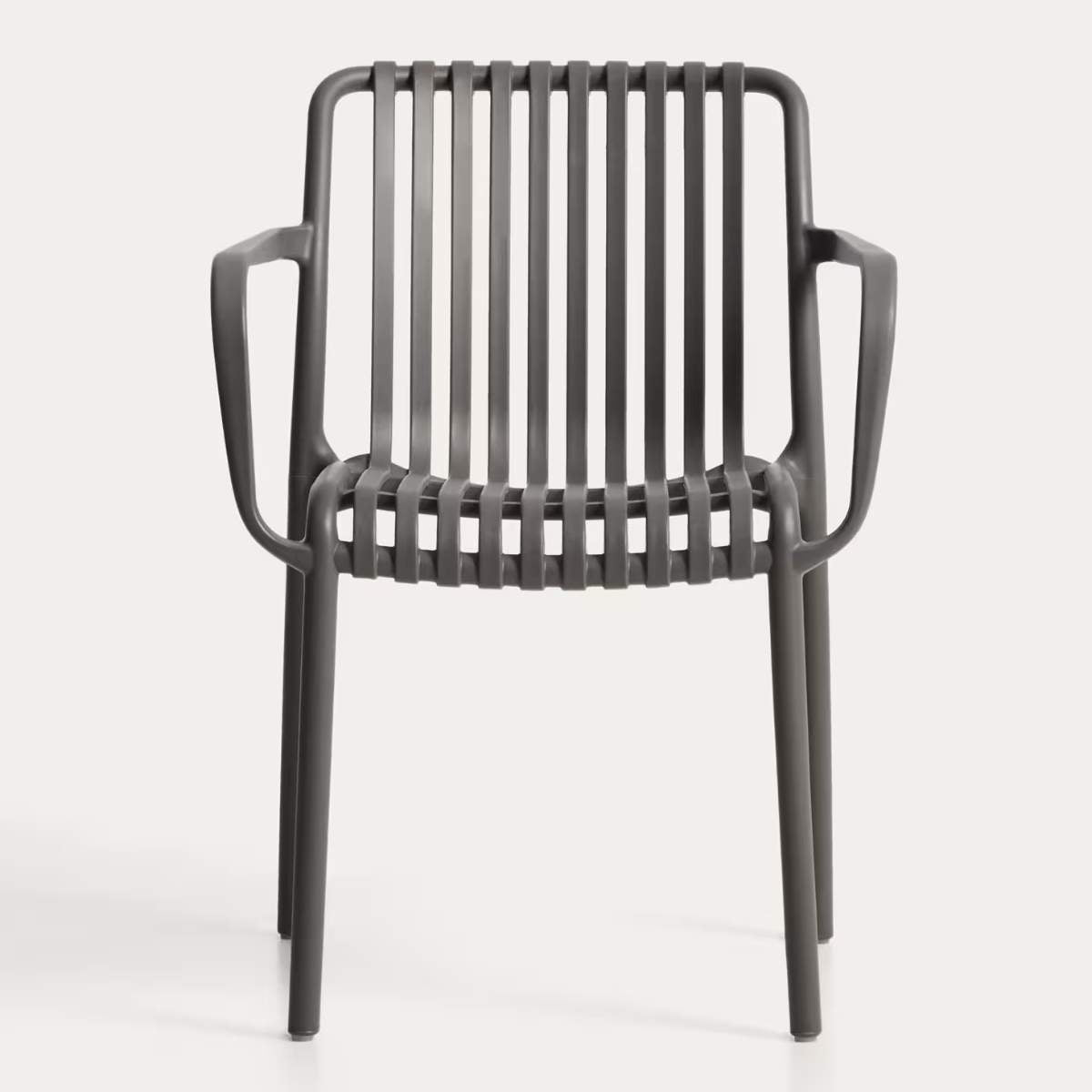 Kave Home Isabellini stackable outdoor chair in terracotta