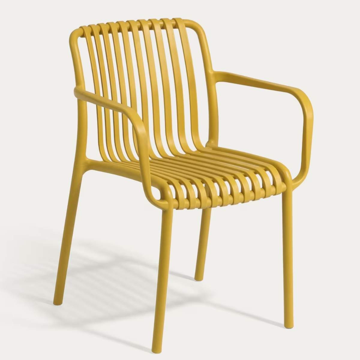 Kave Home Isabellini stackable outdoor chair in terracotta