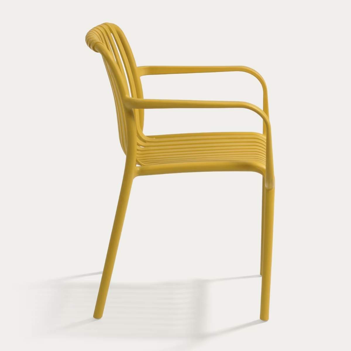 Kave Home Isabellini stackable outdoor chair in terracotta