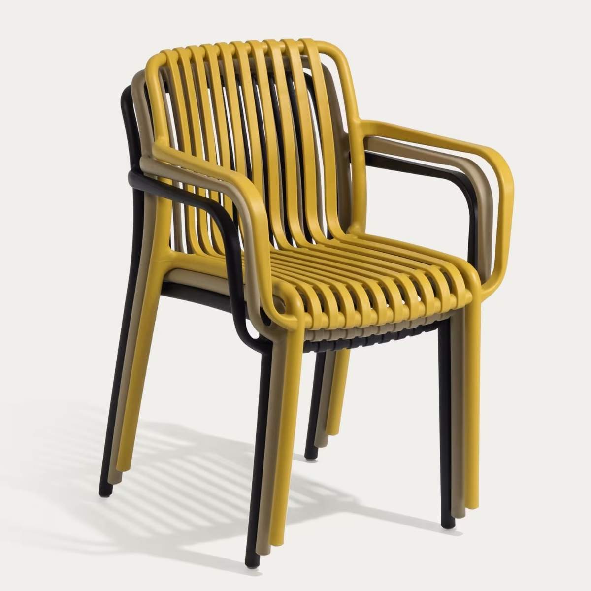 Kave Home Isabellini stackable outdoor chair in terracotta