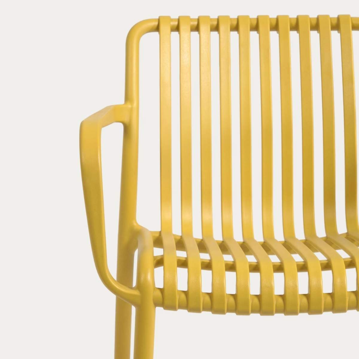Kave Home Isabellini stackable outdoor chair in terracotta