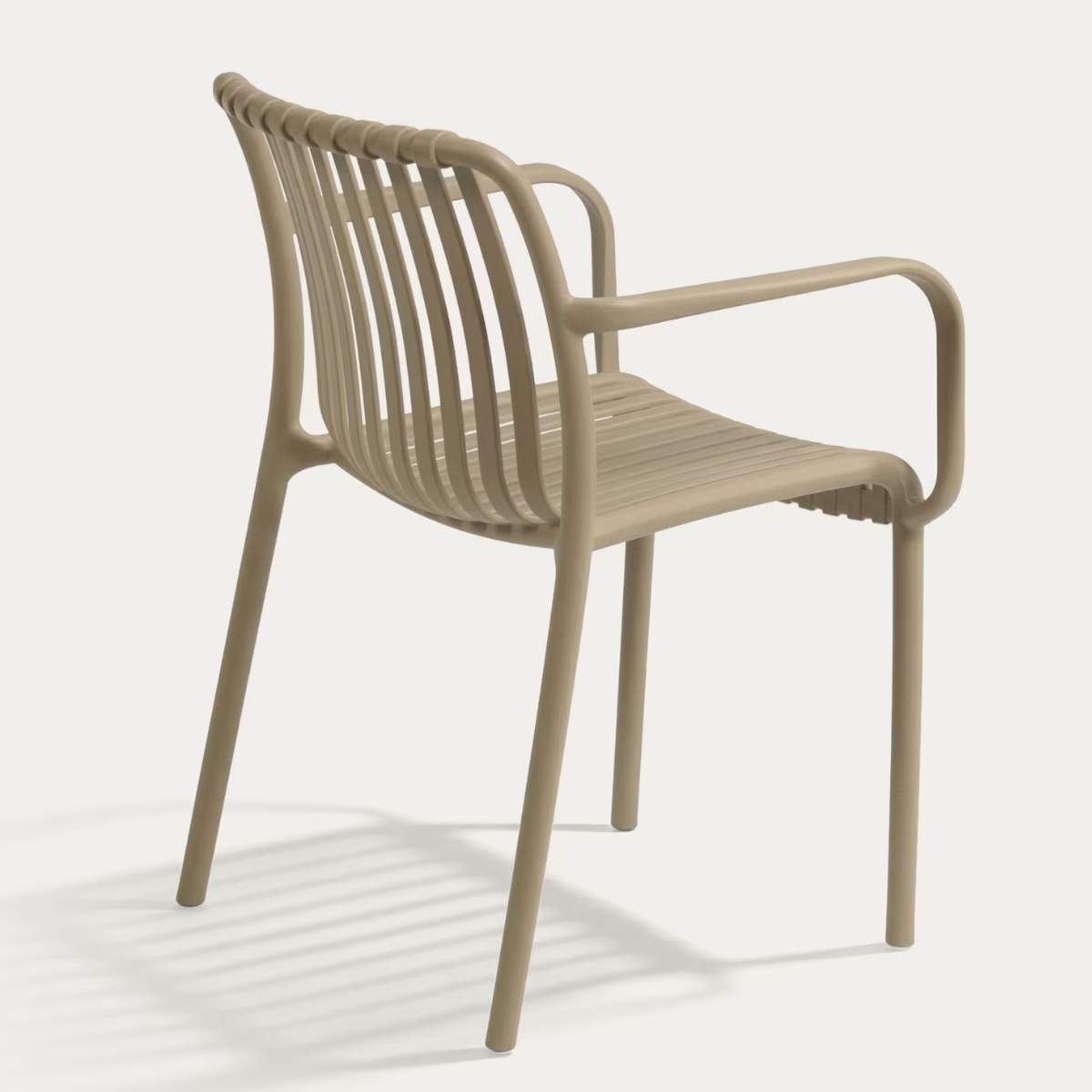 Kave Home Isabellini stackable outdoor chair in terracotta
