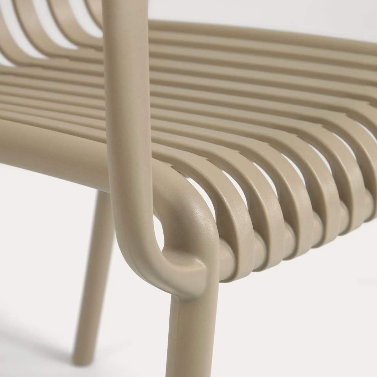 Kave Home Isabellini stackable outdoor chair in terracotta