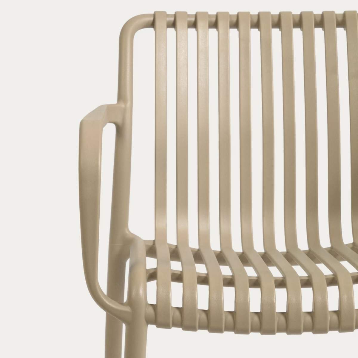 Kave Home Isabellini stackable outdoor chair in terracotta