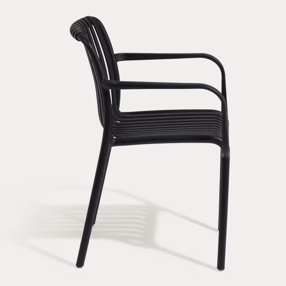 Kave Home Isabellini stackable outdoor chair in terracotta