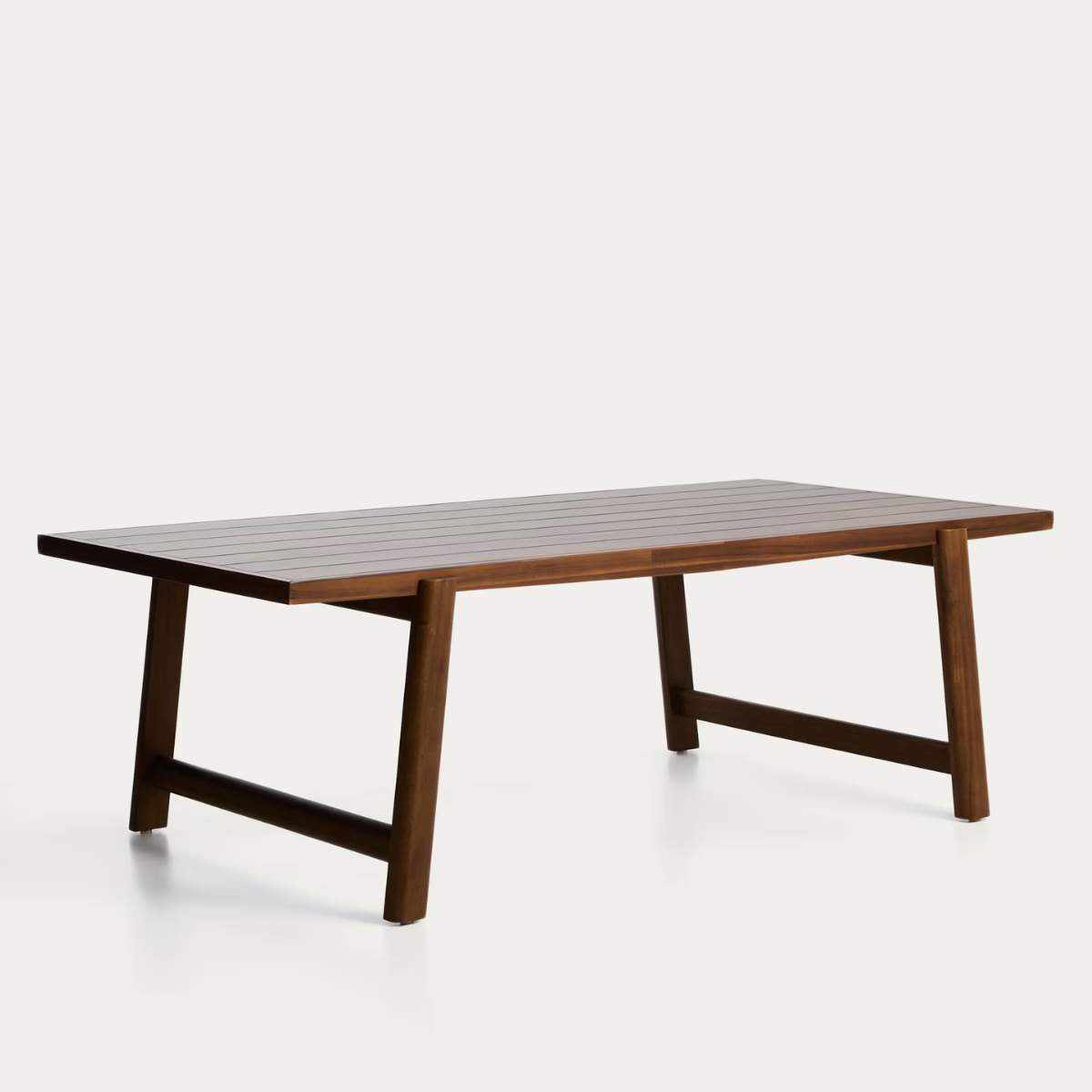 Kave Home Itani outdoor table in solid acacia wood 240 x 100cm FSC 100%