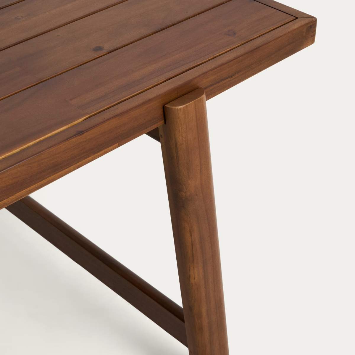 Kave Home Itani outdoor table in solid acacia wood 240 x 100cm FSC 100%